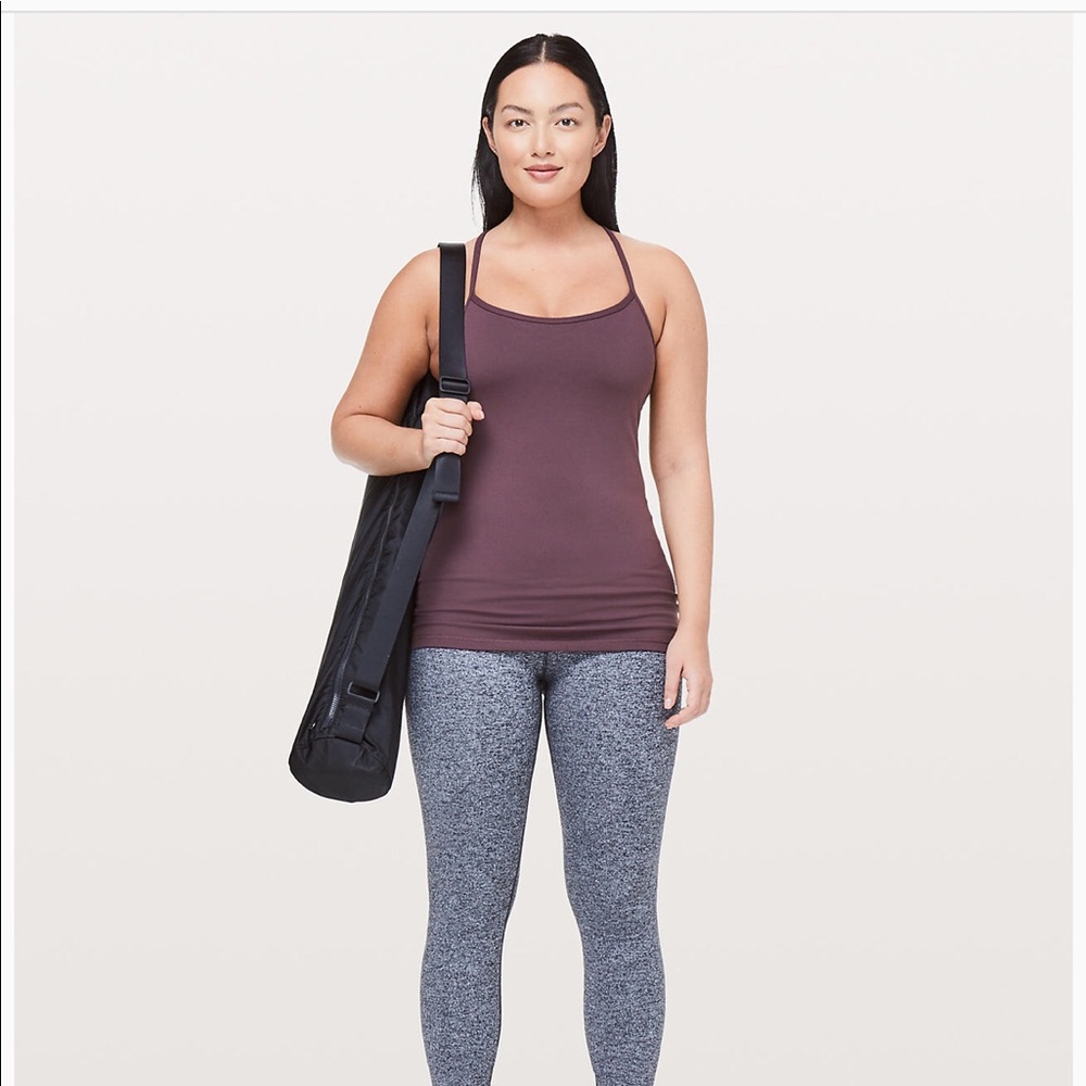 Lululemon Power Y Tank- Navy Blue size 8